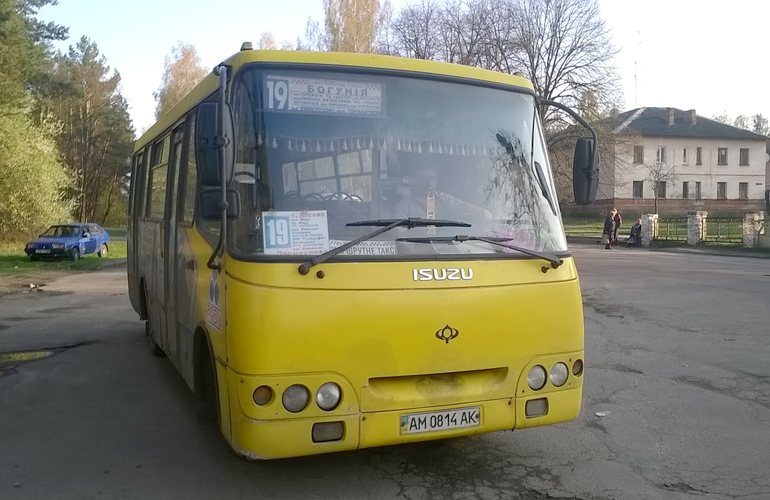 Розклад маршрутки 19 Житомир