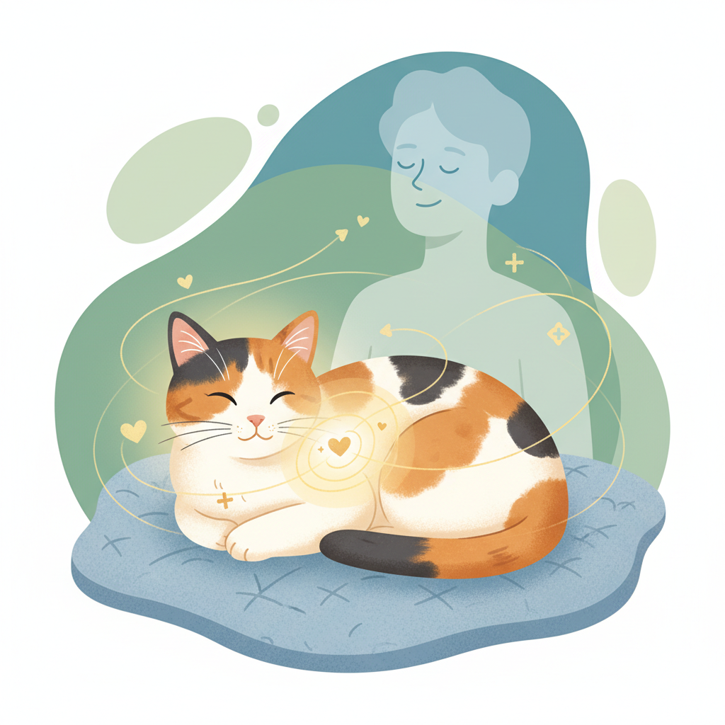 Муркотіння, яке лікує — иллюстрация к статье «цікаві факти про котів»
