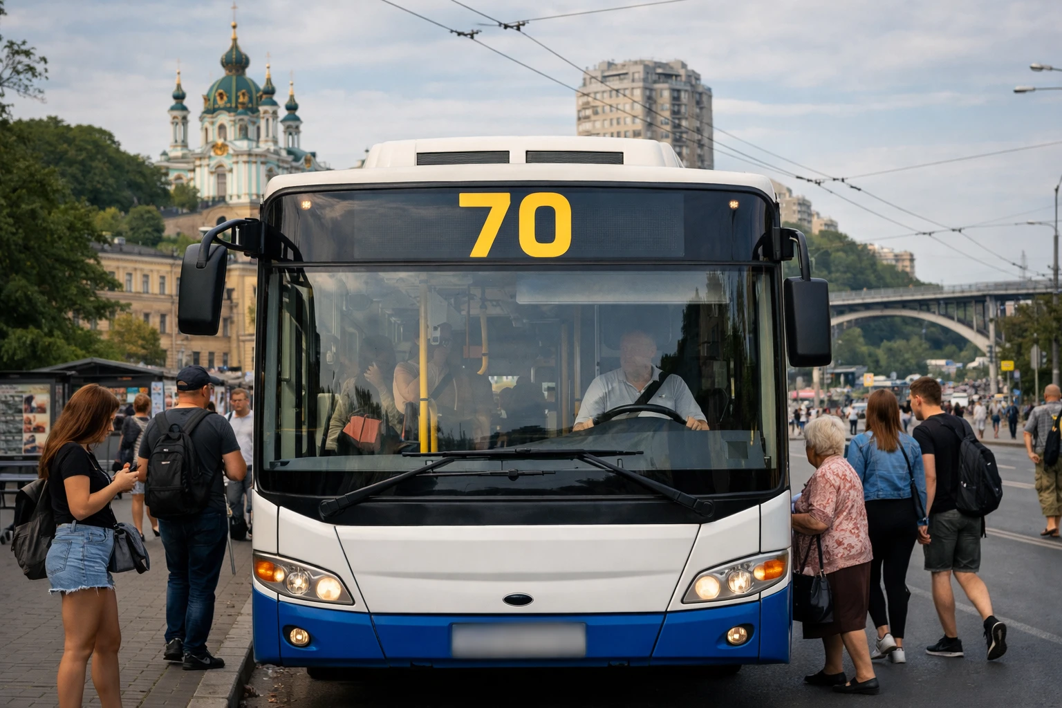 Автобус №70 Київ: маршрут, зупинки та розклад