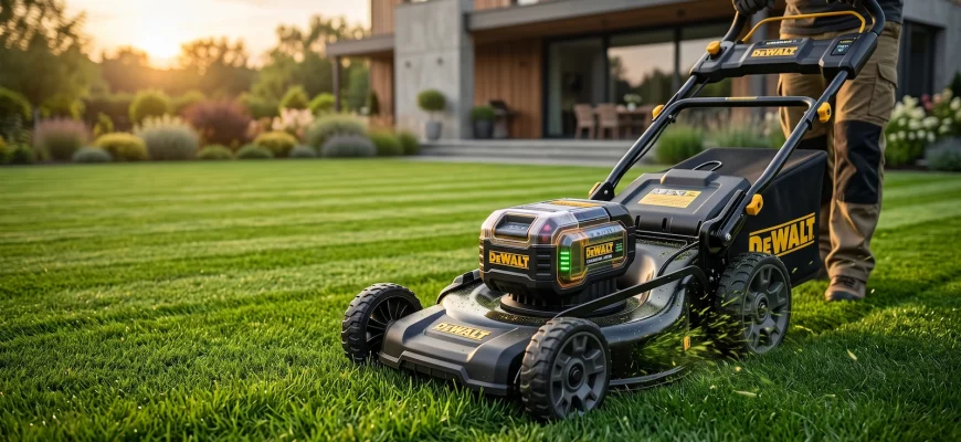 Газонокосарки акумуляторні DeWALT - короткий огляд модельного ряду